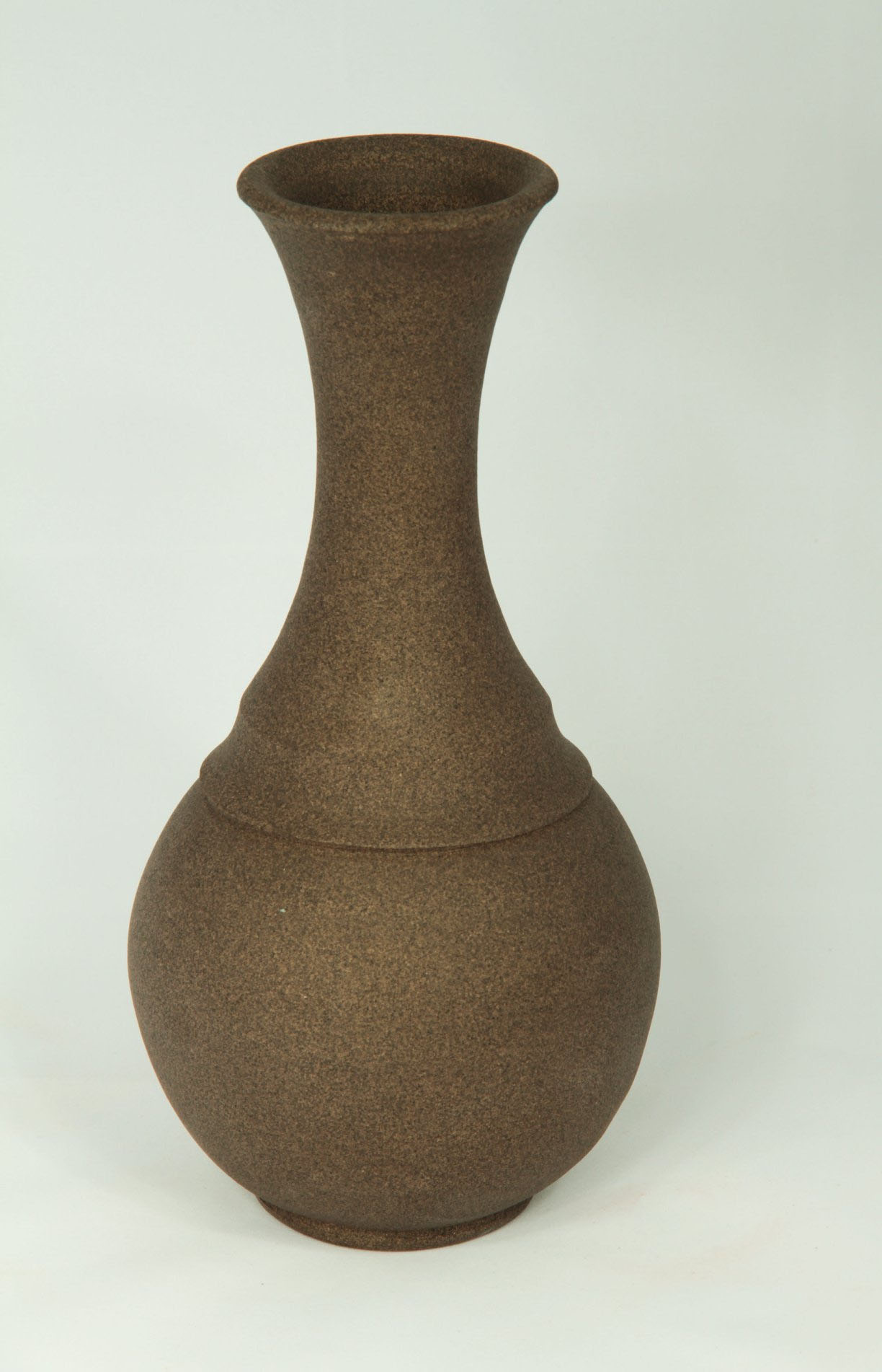 Black Clay Vase